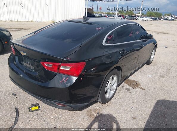 1G1ZB5ST9JF272270 2018 CHEVROLET MALIBU Black უკანა მარჯვენა