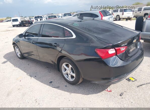 1G1ZB5ST9JF272270 2018 CHEVROLET MALIBU Black უკანა მარცხენა