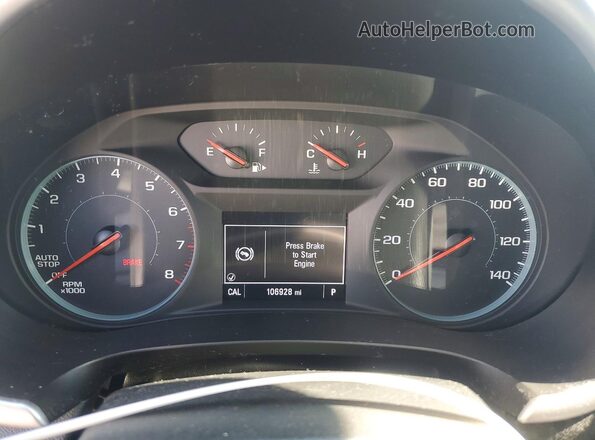 1G1ZB5ST9KF156567 2019 CHEVROLET MALIBU Charcoal Widok zestawu wskaźników