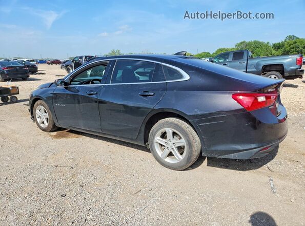1G1ZB5ST9NF202385 2022 CHEVROLET MALIBU Black Հետևի ձախ