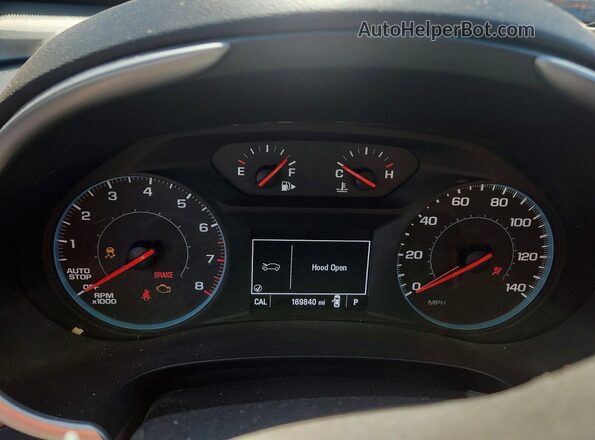 1G1ZB5STXGF210644 2016 CHEVROLET MALIBU Blue Սարքավորումների վահանակի տեսք