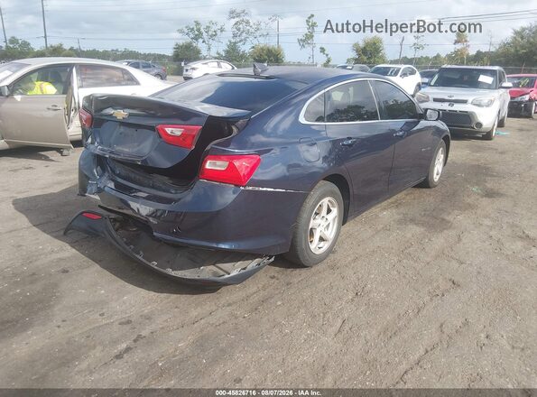 1G1ZB5STXGF299552 2016 CHEVROLET MALIBU Blue Tył prawy