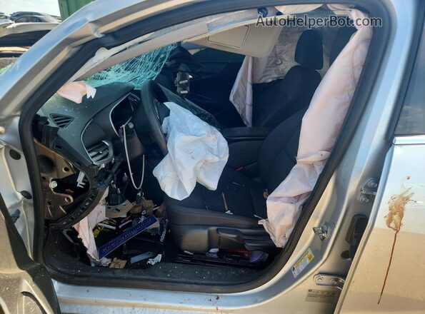 1G1ZB5STXHF248103 2017 CHEVROLET MALIBU Серебряный Вид салона спереди