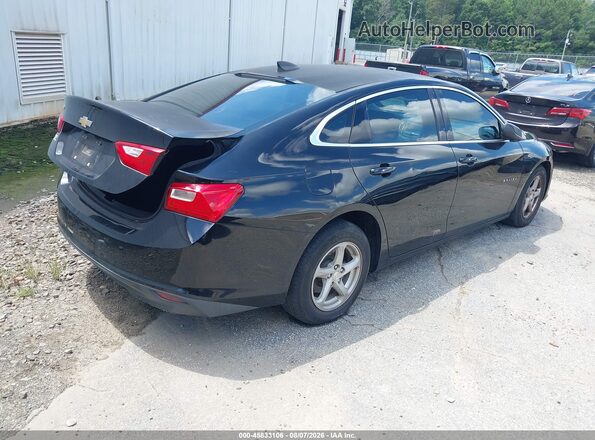 1G1ZB5STXHF290223 2017 CHEVROLET MALIBU Black Trasero derecho