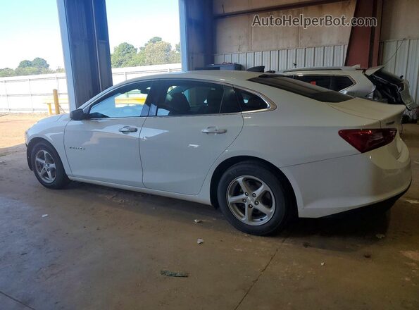 1G1ZB5STXJF132843 2018 CHEVROLET MALIBU White Հետևի ձախ