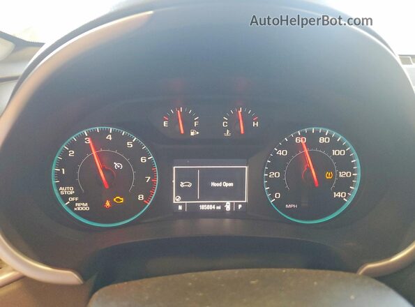 1G1ZB5STXJF132843 2018 CHEVROLET MALIBU White Սարքավորումների վահանակի տեսք
