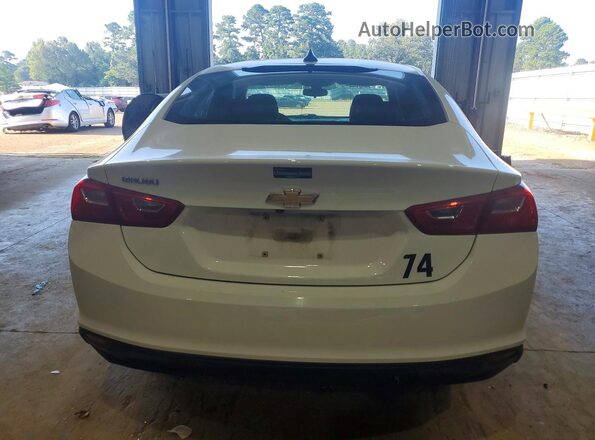 1G1ZB5STXJF132843 2018 CHEVROLET MALIBU White Հետևի տեսք