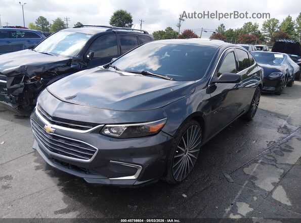1G1ZB5STXJF229914 2018 CHEVROLET MALIBU Gray Front left