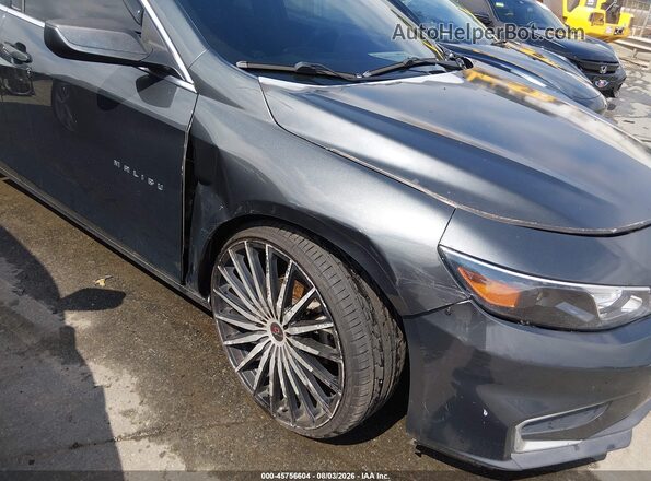 1G1ZB5STXJF229914 2018 CHEVROLET MALIBU Gray Front view
