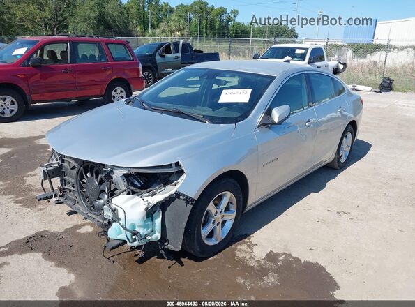 1G1ZB5STXNF167131 2022 CHEVROLET MALIBU Silver Vista tres cuartos delantera izquierda