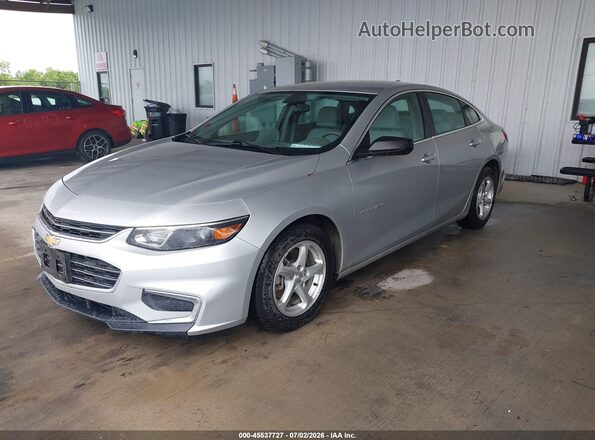 1G1ZC5ST1GF287397 2016 CHEVROLET MALIBU Silver Front left