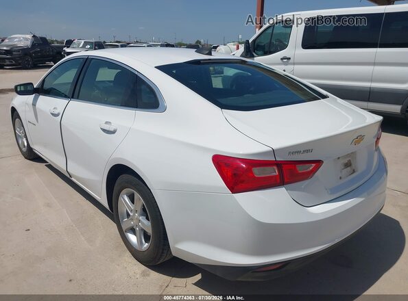 1G1ZC5ST1LF038107 2020 CHEVROLET MALIBU White Rear left