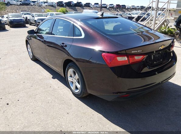 1G1ZC5ST1LF131399 2020 CHEVROLET MALIBU Maroon უკანა მარცხენა