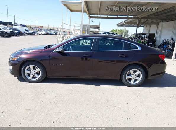 1G1ZC5ST1LF131399 2020 CHEVROLET MALIBU Maroon 