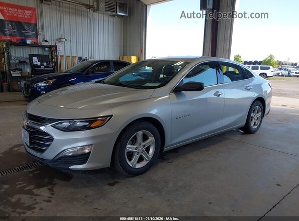 1G1ZC5ST1LF137655 2020 CHEVROLET MALIBU Silver წინა მარცხენა ხედი სამი მეოთხედიდან