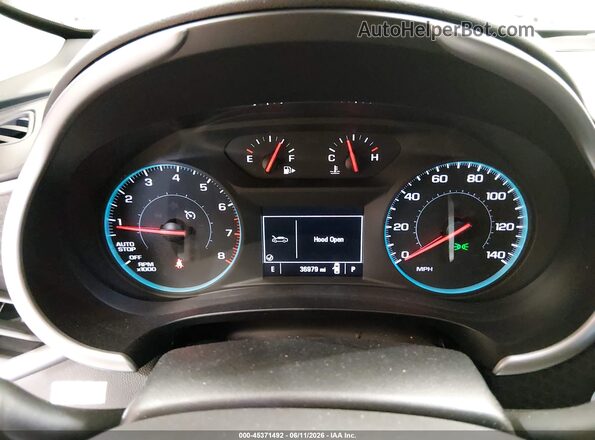 1G1ZC5ST1MF002421 2021 CHEVROLET MALIBU Gray Հետևի նստատեղերի տեսք