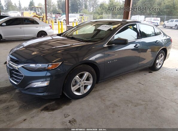 1G1ZC5ST1MF083792 2021 CHEVROLET MALIBU Gray Առջևի ձախ երեք քառորդ տեսարան