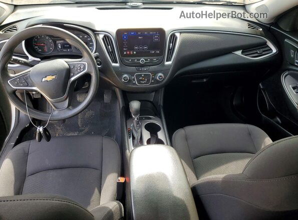 1G1ZC5ST1NF154619 2022 CHEVROLET MALIBU Серебряный Вид панели приборов