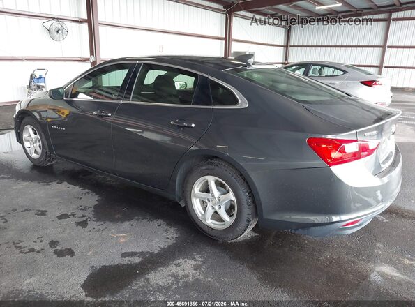 1G1ZC5ST2HF254281 2017 CHEVROLET MALIBU Черный Задняя левая четверть