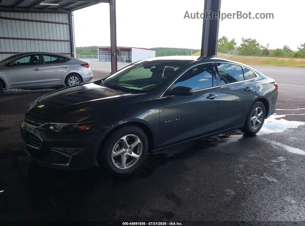 1G1ZC5ST2HF254281 2017 CHEVROLET MALIBU Черный Передняя левая четверть
