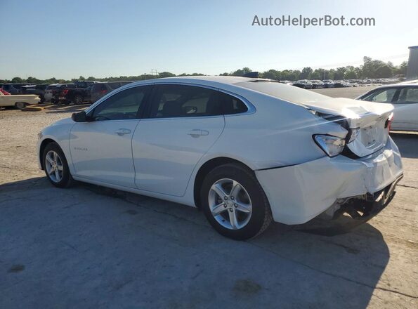 1G1ZC5ST2KF201023 2019 CHEVROLET MALIBU White Trasero izquierdo