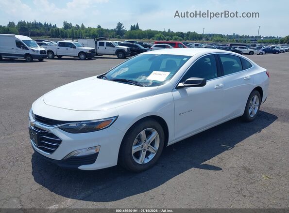 1G1ZC5ST2KF208117 2019 CHEVROLET MALIBU White Առջևի ձախ երեք քառորդ տեսարան