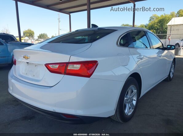 1G1ZC5ST2LF134568 2020 CHEVROLET MALIBU Белый Задняя правая четверть