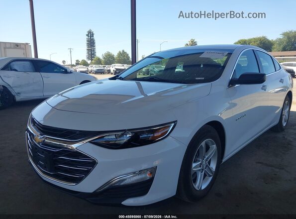 1G1ZC5ST2LF134568 2020 CHEVROLET MALIBU Белый Передняя левая четверть