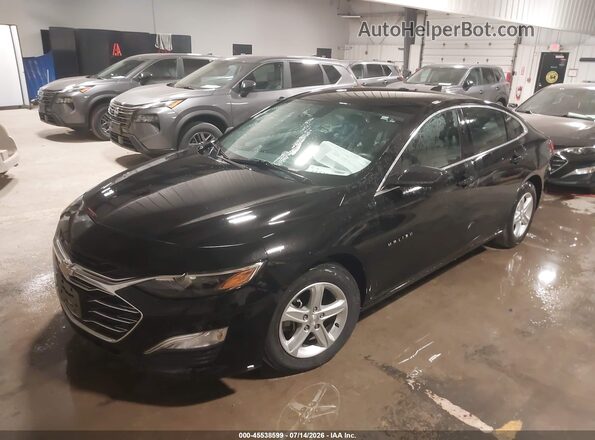 1G1ZC5ST2LF137020 2020 CHEVROLET MALIBU Черный Передняя левая четверть