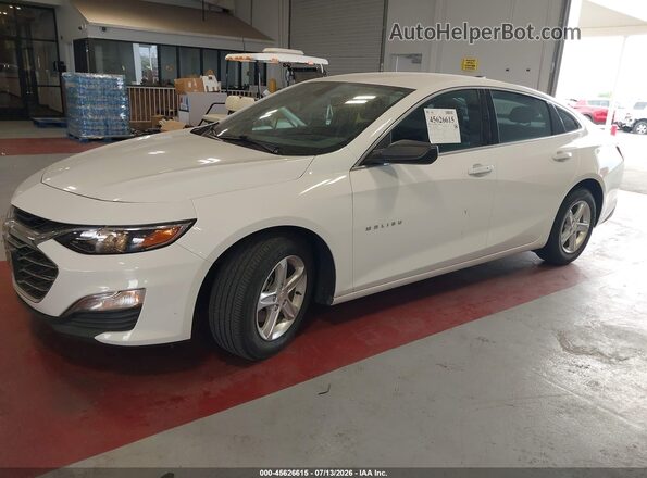 1G1ZC5ST3LF000524 2020 CHEVROLET MALIBU White Widok zestawu wskaźników