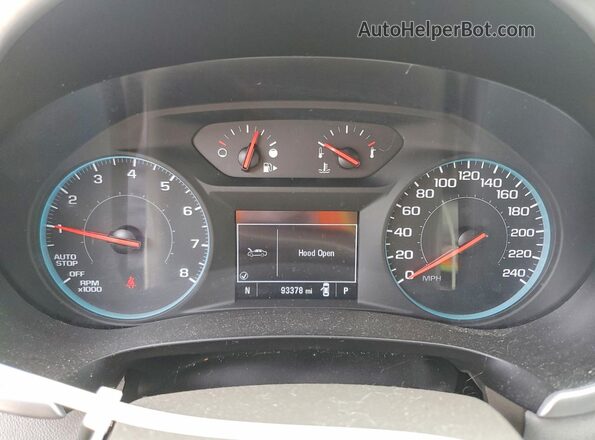 1G1ZC5ST3LF094467 2020 CHEVROLET MALIBU White ხელსაწყოთა პანელის ხედი