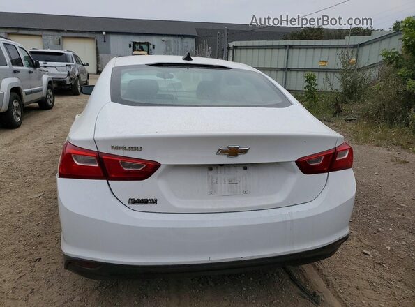 1G1ZC5ST3LF094467 2020 CHEVROLET MALIBU White უკანა ხედი