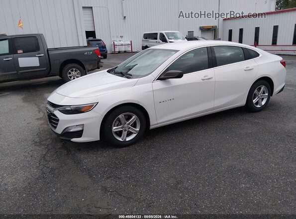 1G1ZC5ST3LF136636 2020 CHEVROLET MALIBU Белый Передняя левая четверть