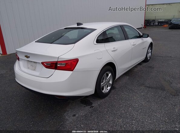 1G1ZC5ST3LF136636 2020 CHEVROLET MALIBU Белый Задняя правая четверть