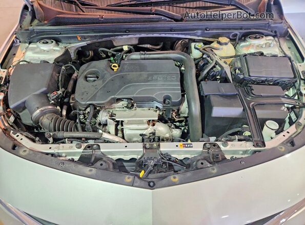 1G1ZC5ST3MF082059 2021 CHEVROLET MALIBU Серебряный Вид задней части салона