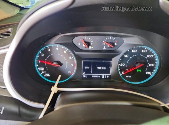 1G1ZC5ST3MF082059 2021 CHEVROLET MALIBU Серебряный Вид щитка приборов