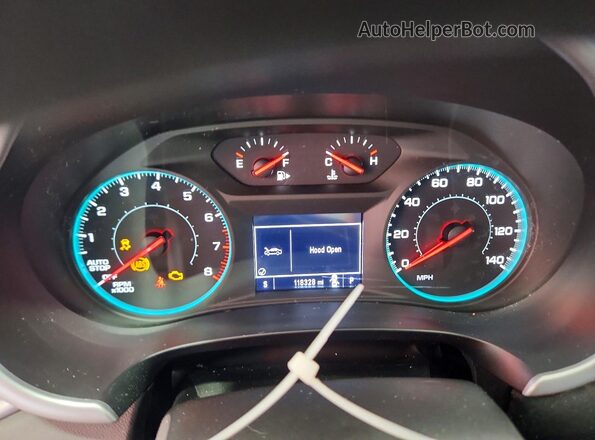 1G1ZC5ST3MF087973 2021 CHEVROLET MALIBU White Instrument cluster view