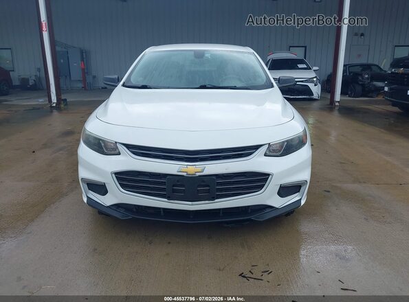 1G1ZC5ST4GF284932 2016 CHEVROLET MALIBU White Instrument cluster view