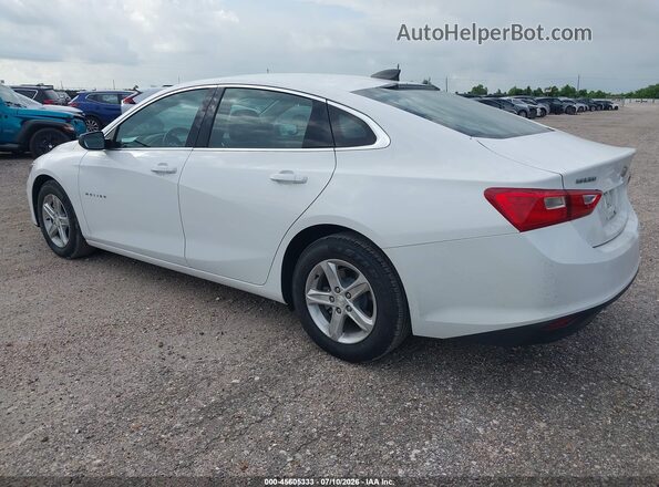 1G1ZC5ST4KF196181 2019 CHEVROLET MALIBU White Задня ліва чверть