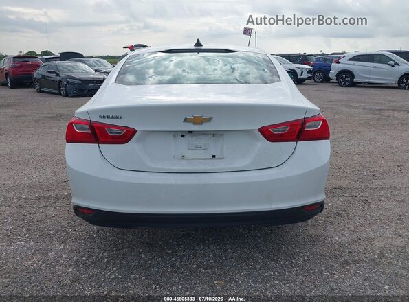 1G1ZC5ST4KF196181 2019 CHEVROLET MALIBU White 