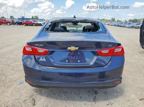 1G1ZC5ST6GF256503 2016 CHEVROLET MALIBU Blue Rear view