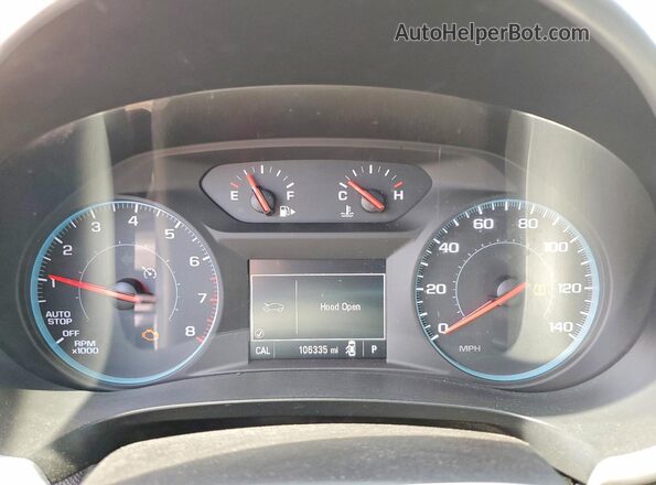 1G1ZC5ST6GF256503 2016 CHEVROLET MALIBU Blue Instrument cluster view