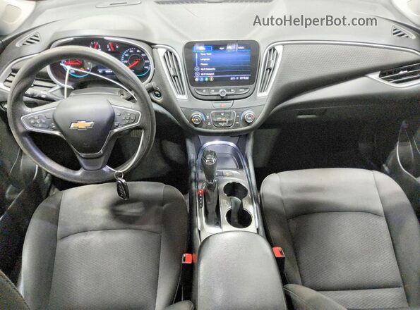 1G1ZC5ST6KF169113 2019 CHEVROLET MALIBU White Вид панелі приладів