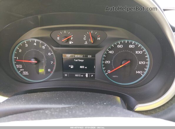 1G1ZC5ST6LF133603 2020 CHEVROLET MALIBU Silver Vista de los asientos traseros