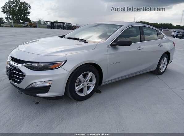 1G1ZC5ST6LF152622 2020 CHEVROLET MALIBU Silver წინა მარცხენა ხედი სამი მეოთხედიდან