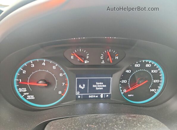 1G1ZC5ST6NF143535 2022 CHEVROLET MALIBU Gray Widok zestawu wskaźników