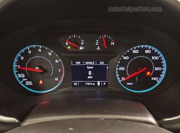 1G1ZC5ST6RF227201 2024 CHEVROLET MALIBU White Widok zestawu wskaźników