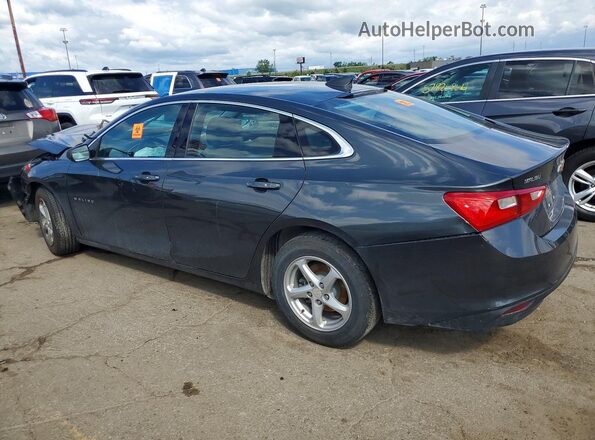 1G1ZC5ST7JF155221 2018 CHEVROLET MALIBU Charcoal Trasero izquierdo