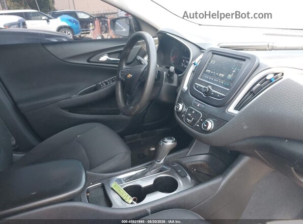 1G1ZC5ST7JF166400 2018 CHEVROLET MALIBU Black Вид салону спереду