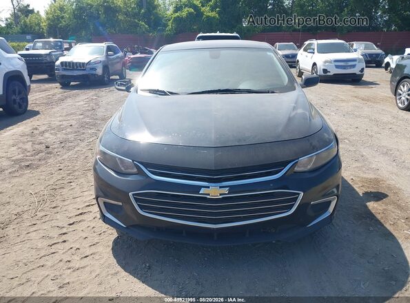 1G1ZC5ST7JF166400 2018 CHEVROLET MALIBU Black Вид щитка приладів